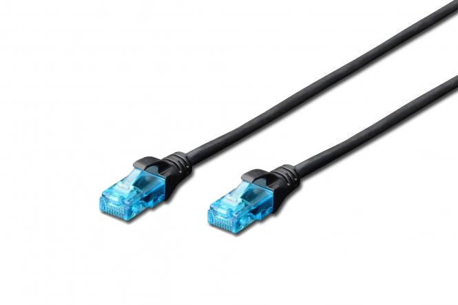 Патч-корд CAT 5e, UTP, 26AWG, RJ45, 7/0.16, Cu, LSZH, 1м, черн. 2E - фото 2