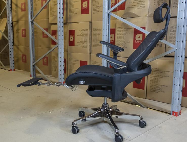 Кресло для персонала Авангард CH SR, черн. АКЛАС - фото 2