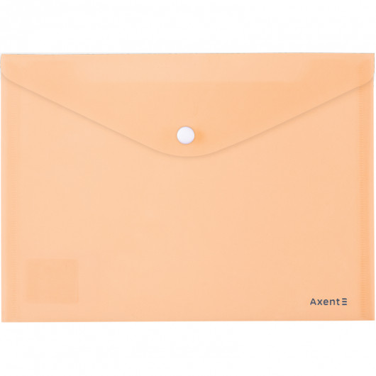 Папка на кнопке, А5, Pastelini, персик. Axent - фото 2