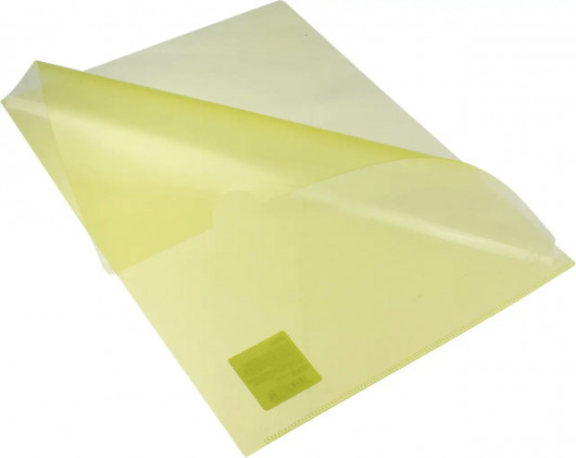 Папка-куток глянсова, 170мкм, 10шт./уп., жовт. Axent — фото 4