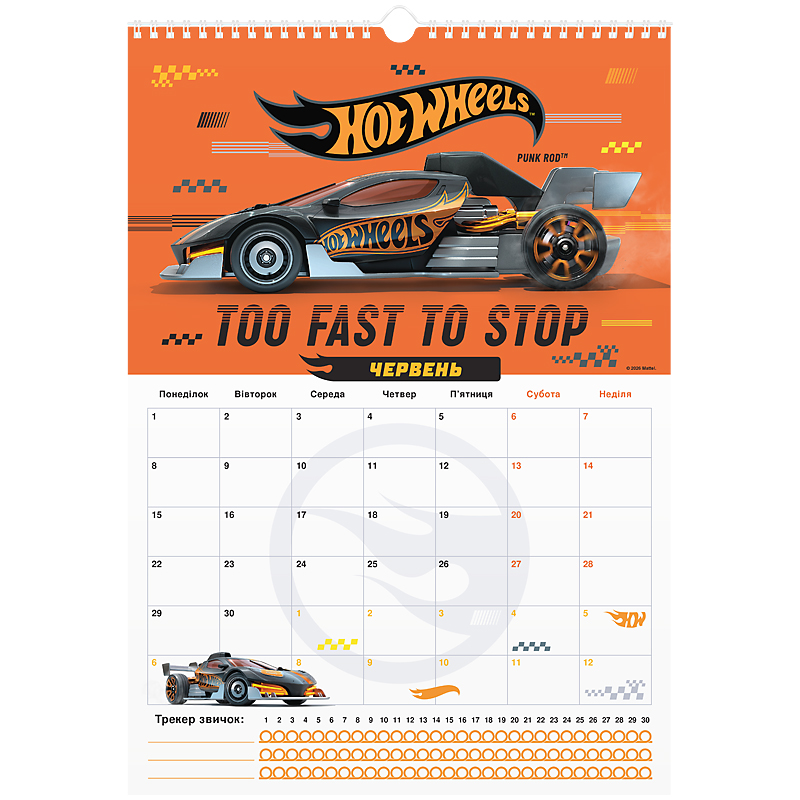 Календар-планер настінний на 2026р., HW26-440 Kite — фото 9