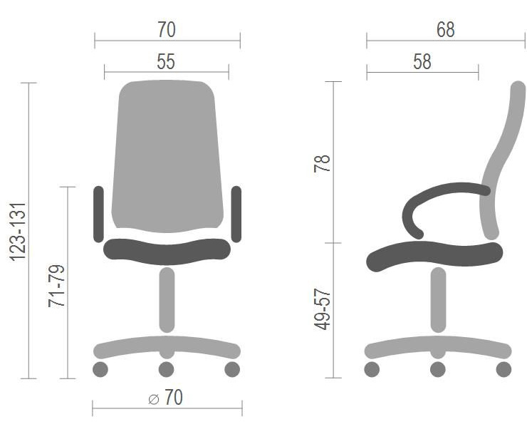 Крісло для керівника Аризона Soft CH MB, коричн. АКЛАС - фото 7