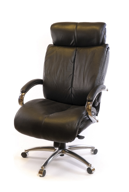 Кресло для руководителя Аризона Soft CH MB, черн. АКЛАС - фото 1