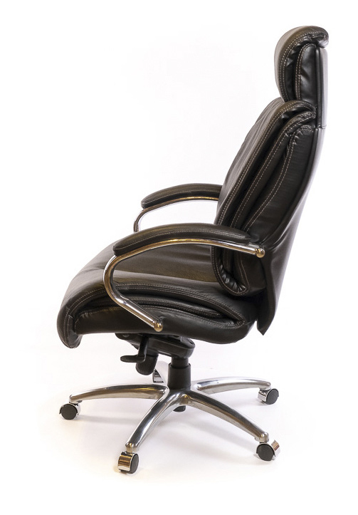 Кресло для руководителя Аризона Soft CH MB, черн. АКЛАС - фото 3