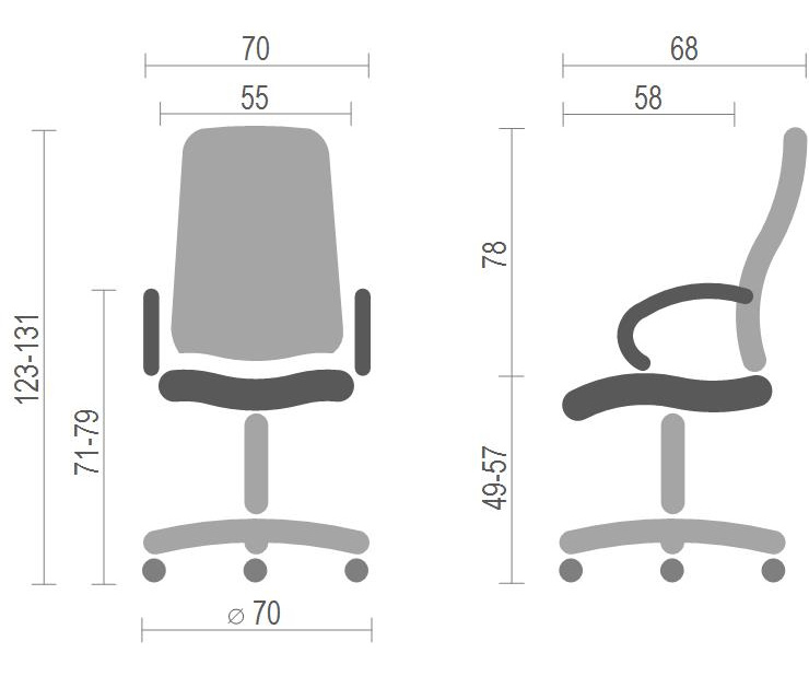 Кресло для руководителя Аризона Soft CH MB, черн. АКЛАС - фото 4