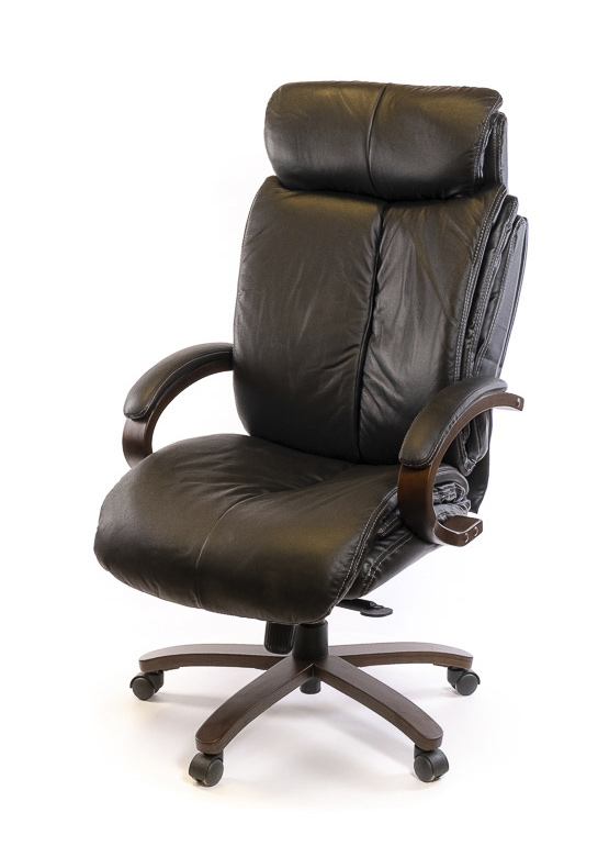 Кресло для руководителя Аризона Soft EX MB, черн. АКЛАС - фото 1