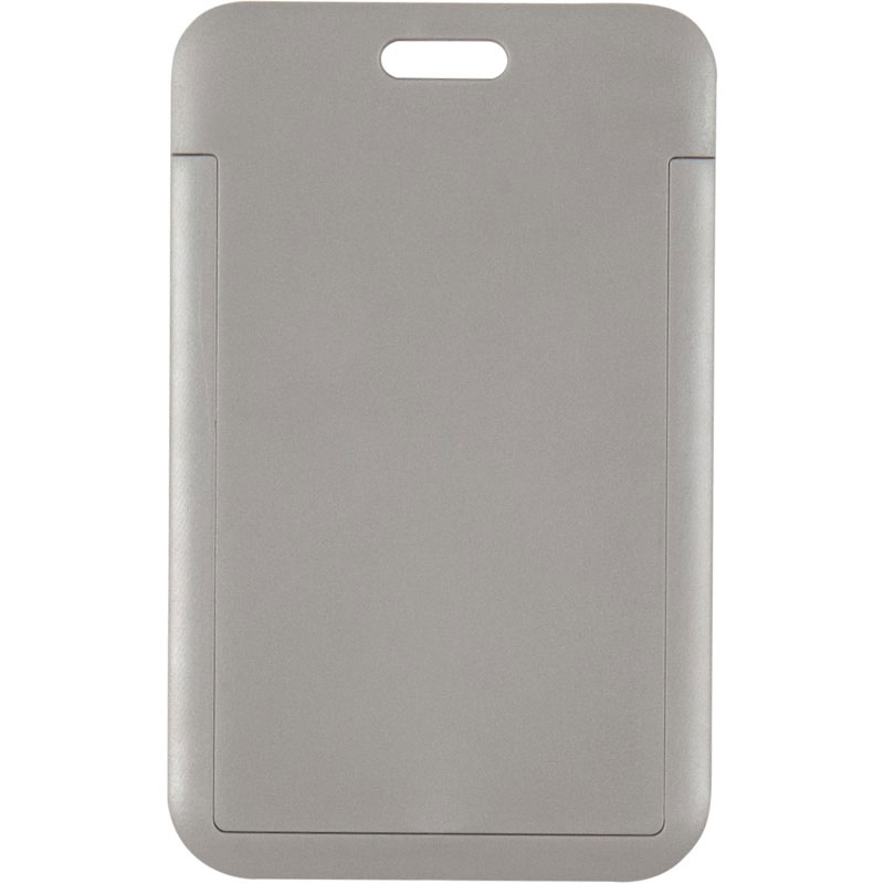 Бейдж-слайдер горизонтальний 54*85мм., ABS пластик, сірий Axent — фото 6