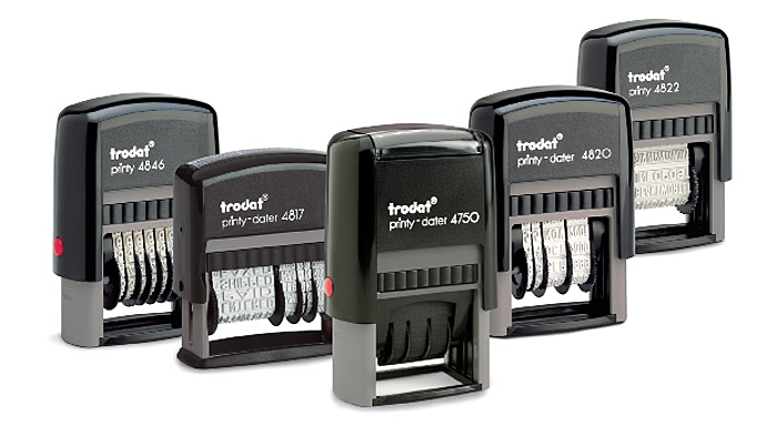 Штамп з бухгалтерськими термінами пластиковий 4822 Trodat - фото 1