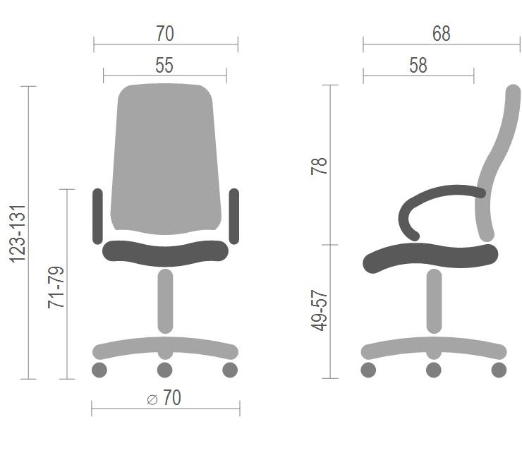 Кресло для руководителя Аризона Soft EX MB, черн. АКЛАС - фото 4