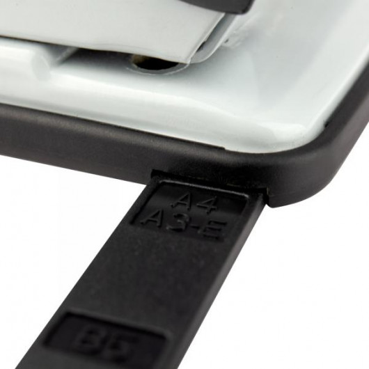 Діркопробивач на 2 отвори, до 20 аркушів Exakt-2, металевий, чорн. Axent — фото 7