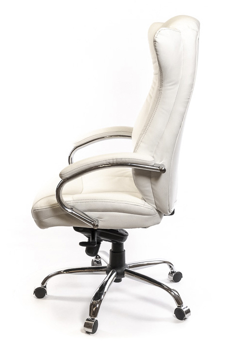 Кресло для руководителя Бадалона CH MB (Кожа LC-F), беж. АКЛАС - фото 1