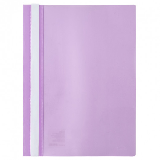 Скоросшиватель с прозрачным верхом А4, сиренев. Axent - фото 3