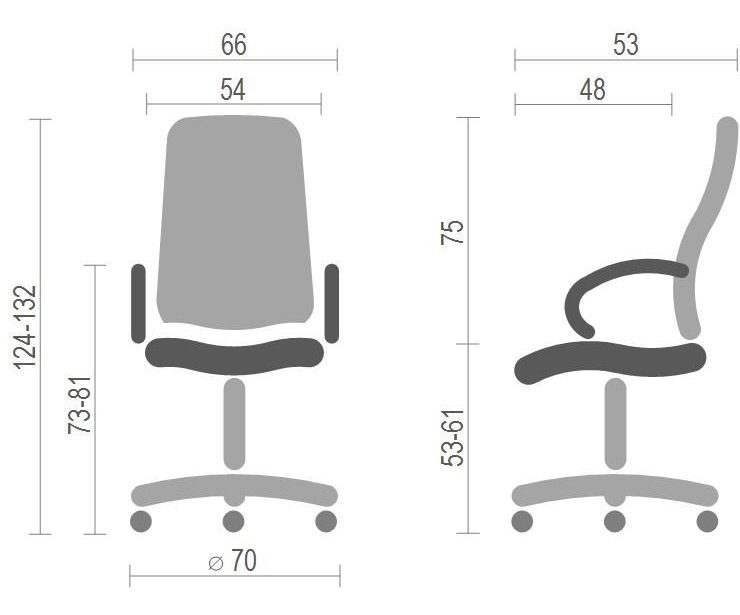 Кресло для руководителя Бадалона CH MB (Кожа LC-F), беж. АКЛАС - фото 4