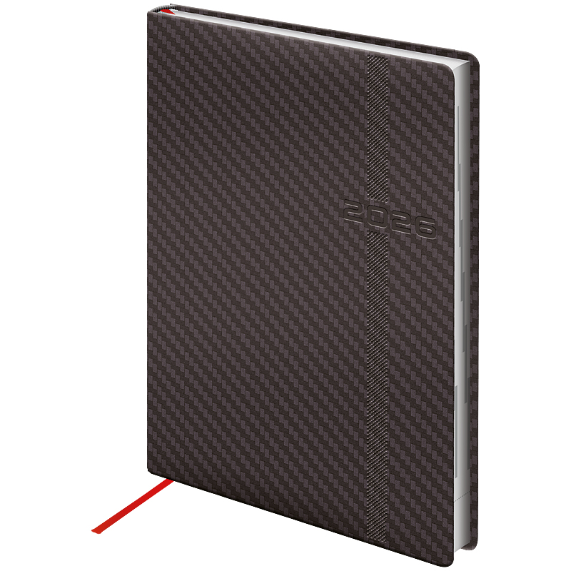 Щоденник 2026 Стандарт Soft Carbon, сірий Brunnen — фото 5