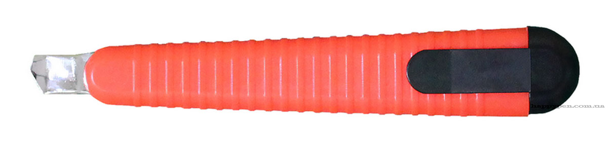 Ніж канцелярський малий 9мм., металева направляюча NORMA — фото 4