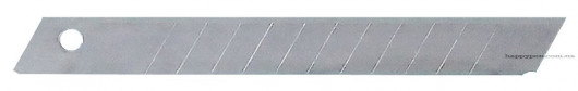 Лезвие сменное для канцелярского ножа 9мм., 10шт./уп. NORMA - фото 4