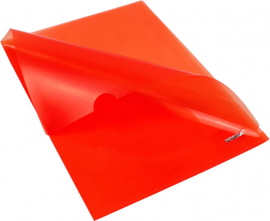 Папка-куток глянсова,180мкм,  10шт./уп., черв. NORMA — фото 4