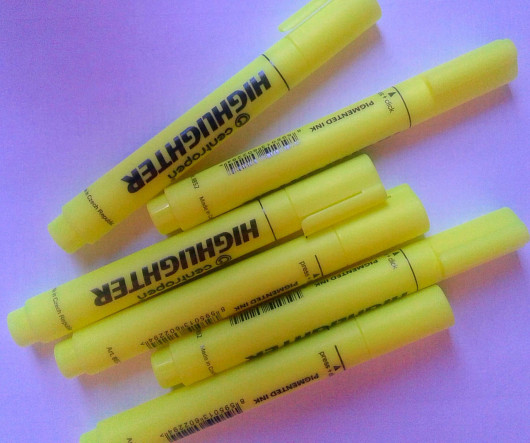 Маркер текстовий Fax 8852, 1-4,6мм., жовт. Centropen — фото 7