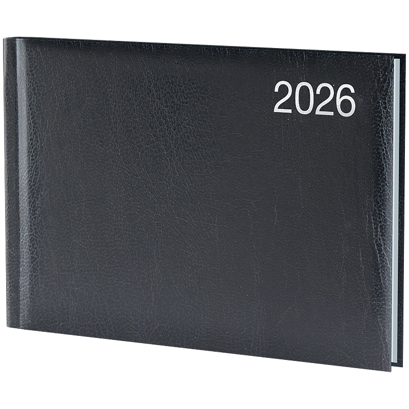 Еженедельник 2026 карманный Miradur, серебрянное тиснение, черный Brunnen - фото 5