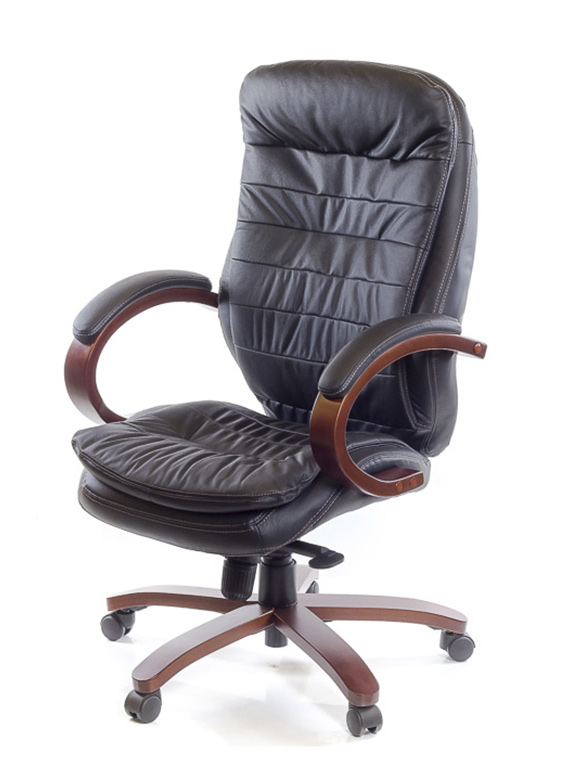 Крісло для керівника Валенсія EX MB, чорн. АКЛАС - фото 1