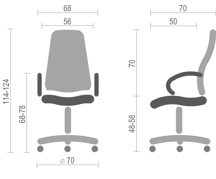 Крісло для керівника Валенсія EX MB, чорн. АКЛАС - фото 2