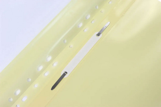 Скоросшиватель с прозрачным верхом и европерфорацией, А4, беж. 4Office - фото 5