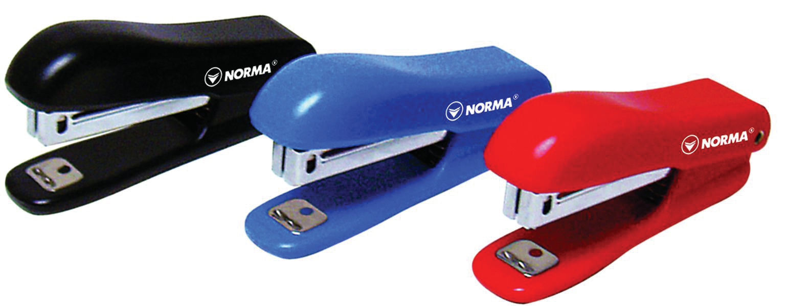 Степлер №10 10арк., син. NORMA — фото 3