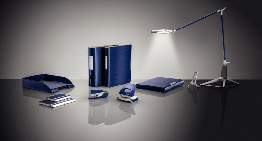 Папка-бокс на гумках Style А4, 30мм., до 250арк., пластик, титановий син. LEITZ — фото 7