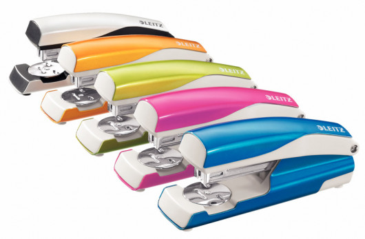 Степлер 24/6, 30л., Wow, метал. розов. LEITZ - фото 4