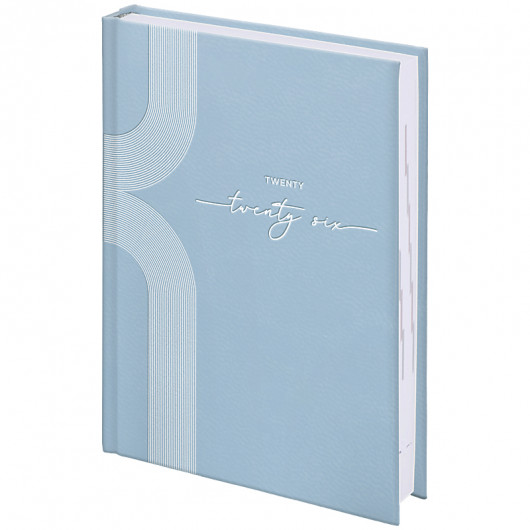 Ежедневник 2026 карманный Torino Trend, голубой Brunnen - фото 5