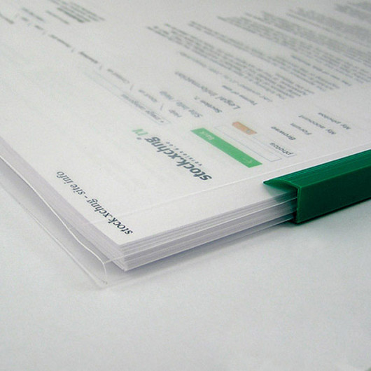 Папка с планкой А4, 10мм., пластик, ассорт. Axent - фото 4