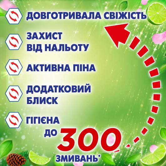Блок для очистки унитаза Power 5 Свежесть лайма, 3*55г. DOMESTOS - фото 2