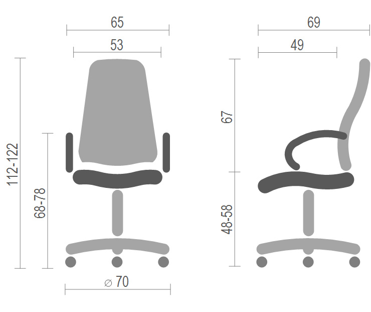 Крісло Виконт CH ANF, беж. АКЛАС - фото 3