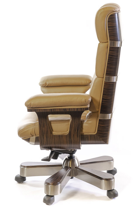 Кресло для руководителя Вудлес EX MB, беж. АКЛАС - фото 3