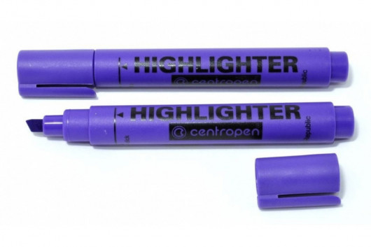 Маркер текстовий Fax 8852, 1-4,6мм., фіолет. Centropen — фото 7