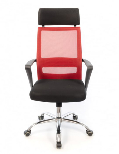 Кресло для персонала Крокус CH TILT, красн. АКЛАС - фото 5