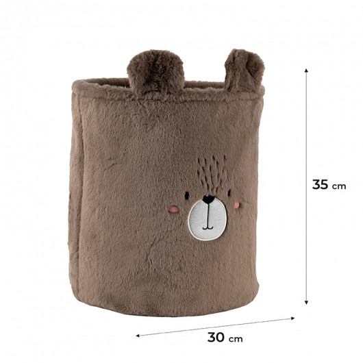 Кошик для зберігання 3100 Sweet Bear 30х35 см, плюшевий Kite — фото 8