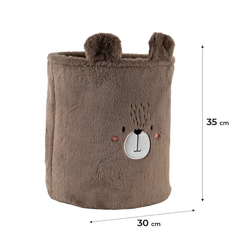 Кошик для зберігання 3100 Sweet Bear 30х35 см, плюшевий Kite — фото 8