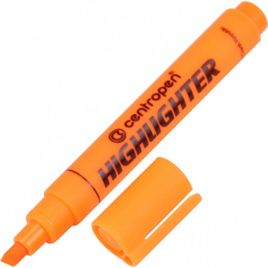Маркер текстовый Fax 8852, 1-4,6мм., оранж. Centropen - фото 8