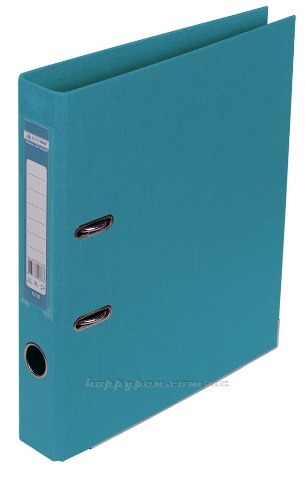 Регистратор 5см. А4 (PP двустороннее покрытие) ELITE, голуб. BuroMax - фото 4
