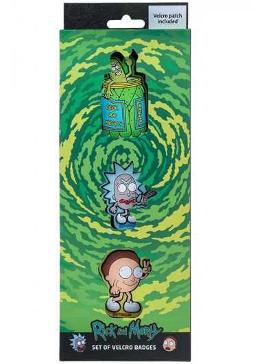 Набор бейджей на липучке «Rick and Morty», 3 шт., 3012 RM (rm24-3012) Kite - фото 8