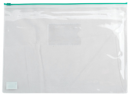 Папка-конверт на молнии А4, зелен. BuroMax - фото 3