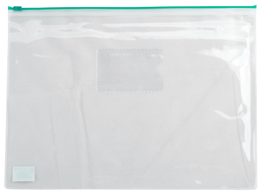 Папка-конверт на молнии А4, зелен. BuroMax - фото 3