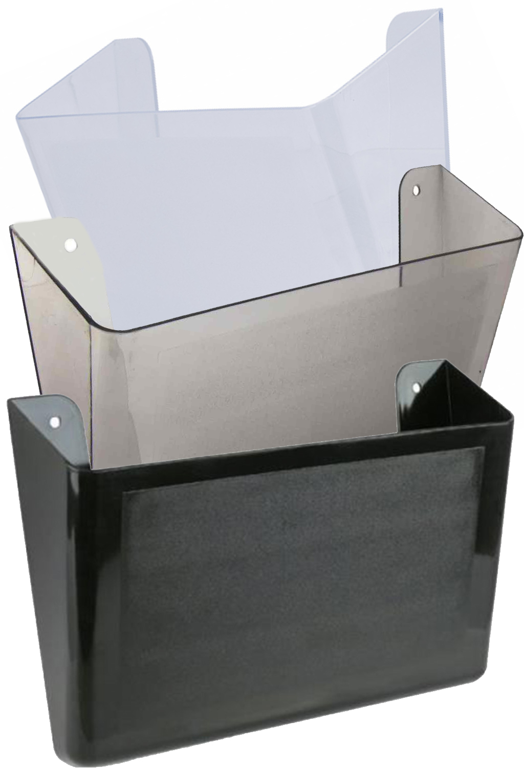 Лоток настенный для бумаг, дымчатый Арника - фото 3