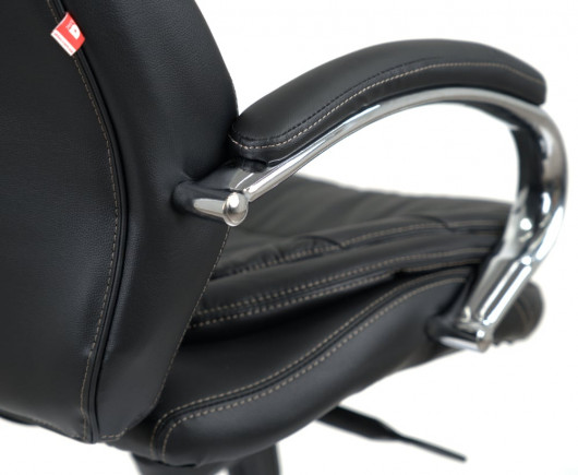 Кресло Валенсия Soft CH MB (Кожа LC-A) черный АКЛАС - фото 21