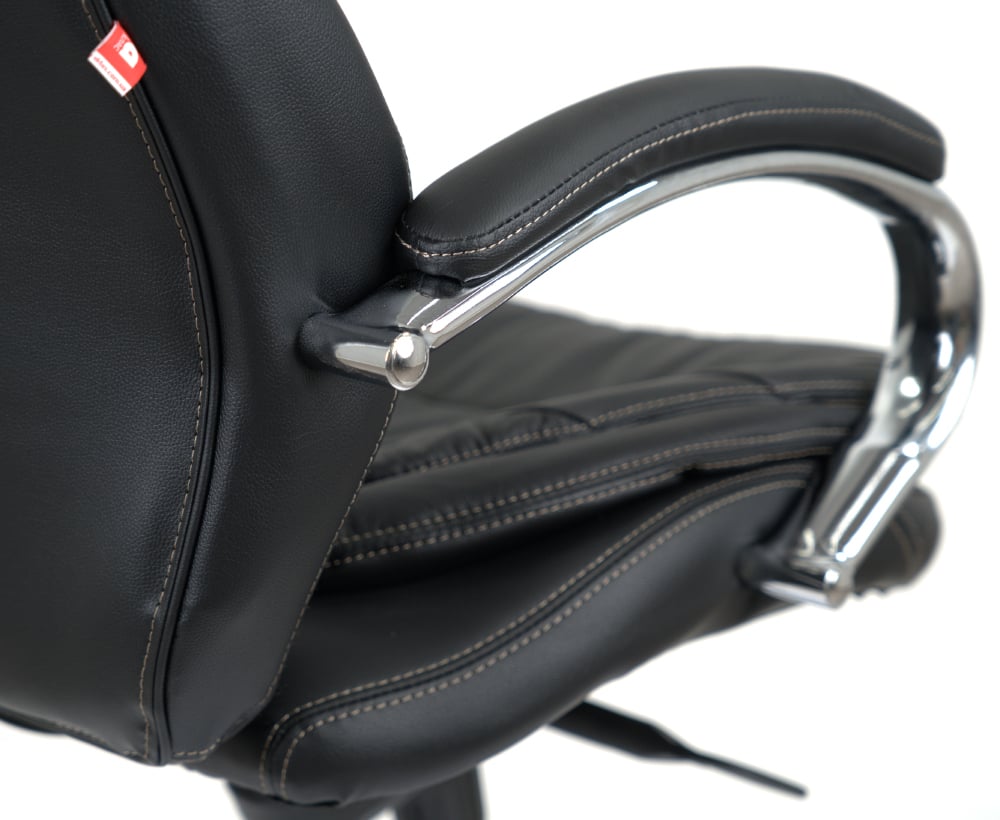 Кресло Валенсия Soft CH MB (Кожа LC-A) черный АКЛАС - фото 21