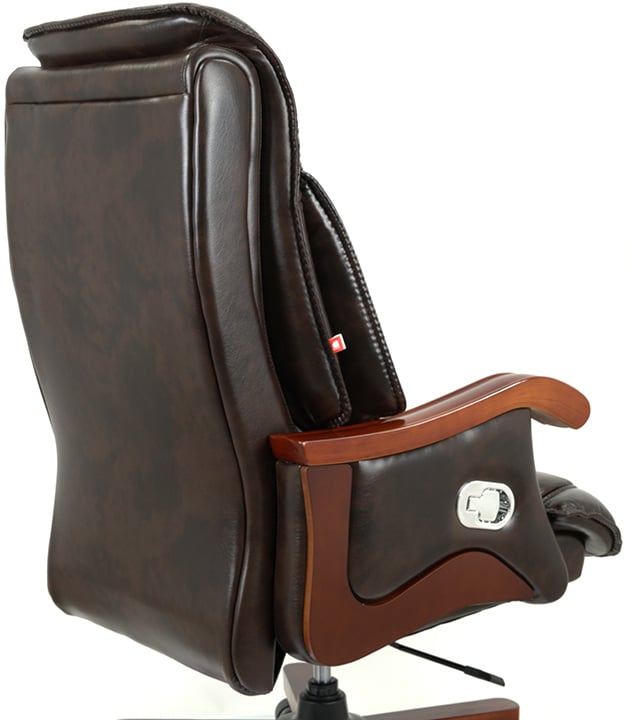 Кресло Галахад EX RL (Кожа LC-K) темно-коричневый АКЛАС - фото 25