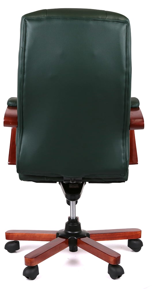 Кресло для руководителя Атлант EX MB, (Кожа LC) зелен. АКЛАС - фото 33