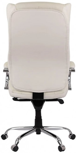 Крісло для керівника Бадалона CH MB (Шкіра Lux LC-W), біл. АКЛАС — фото 23