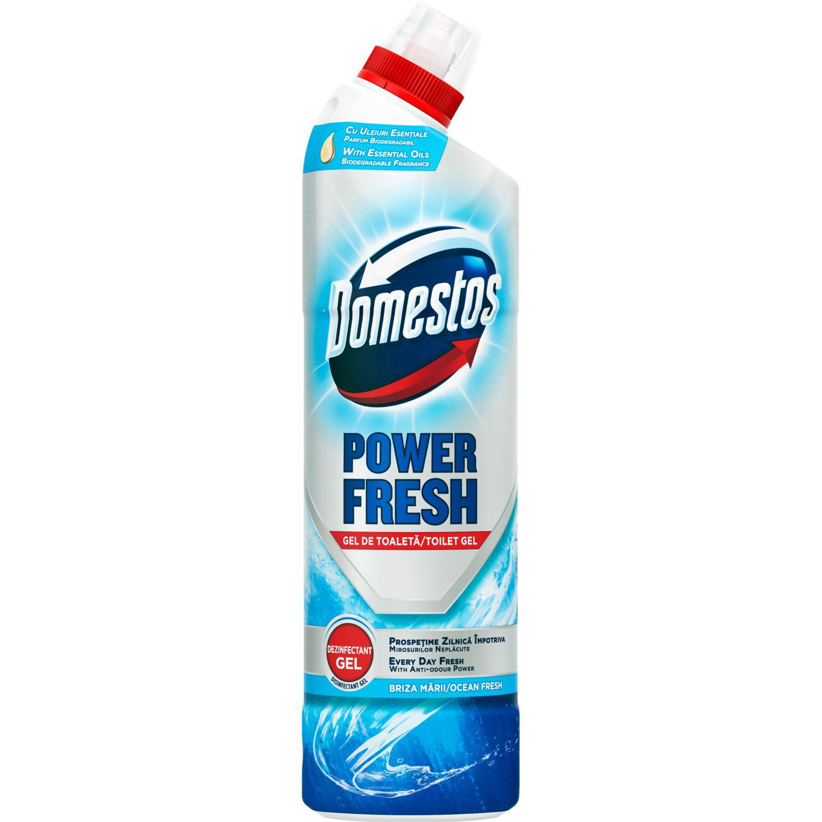 Засіб для чищення туалету, 700мл. Power Fresh Ocean (8720182431240) DOMESTOS — фото 1